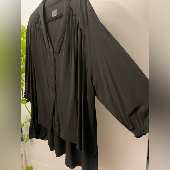 PLAY SHEGUL oversized loose fit black blouse
One size - Picture 4 of 7